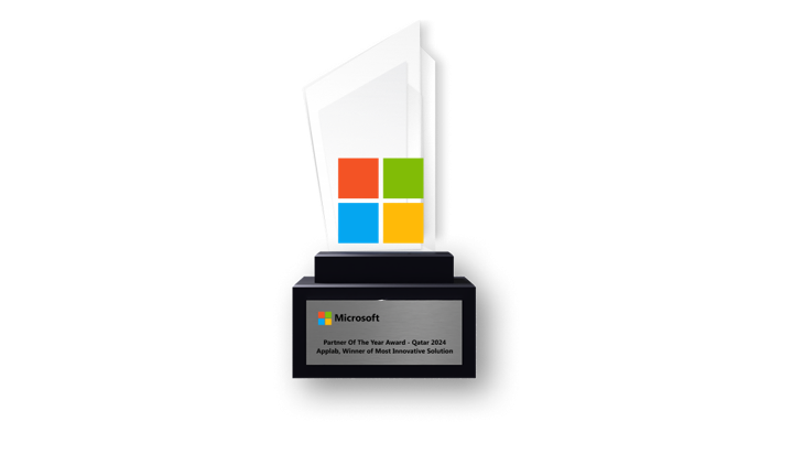 Microsoft Qatar Partner of the Year 2024 award for the most innovative solutions