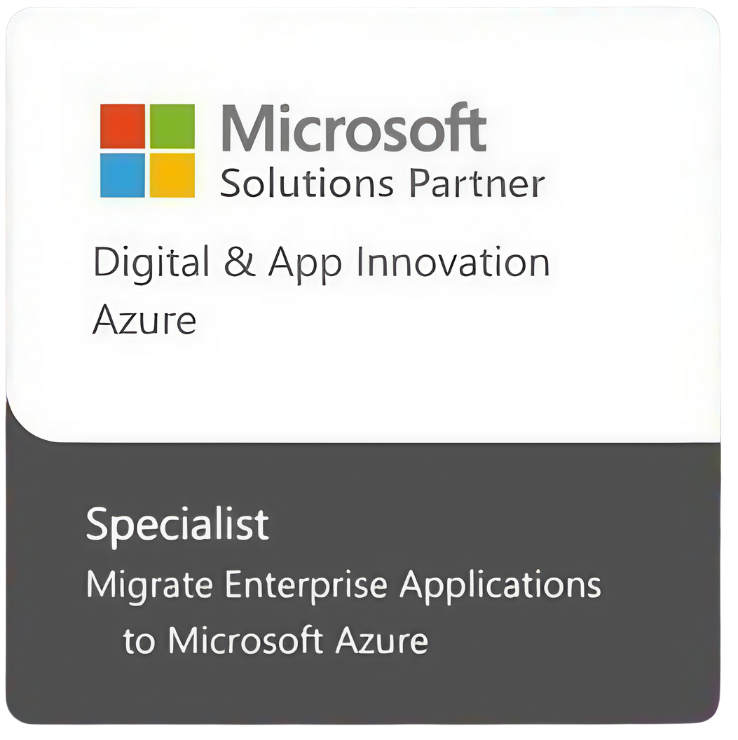 Microsoft Solutions Partner — Digital & App Innovation, Specialist: Migrate Enterprise Applications to Azure