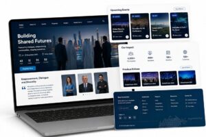 A digital platform, for a global policy forum.