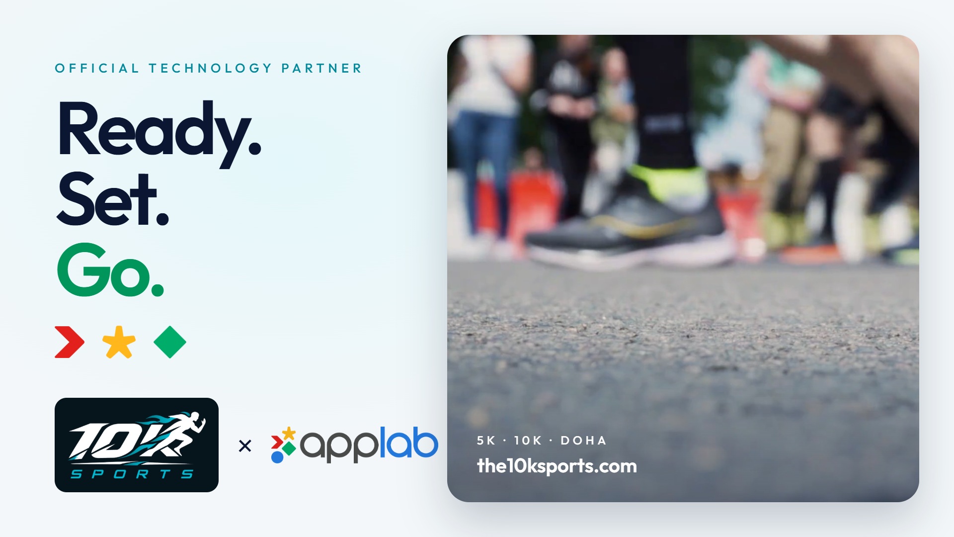 Applab and 10K Sports collaboration supporting running, healthy lifestyles, and community engagement in Qatar.